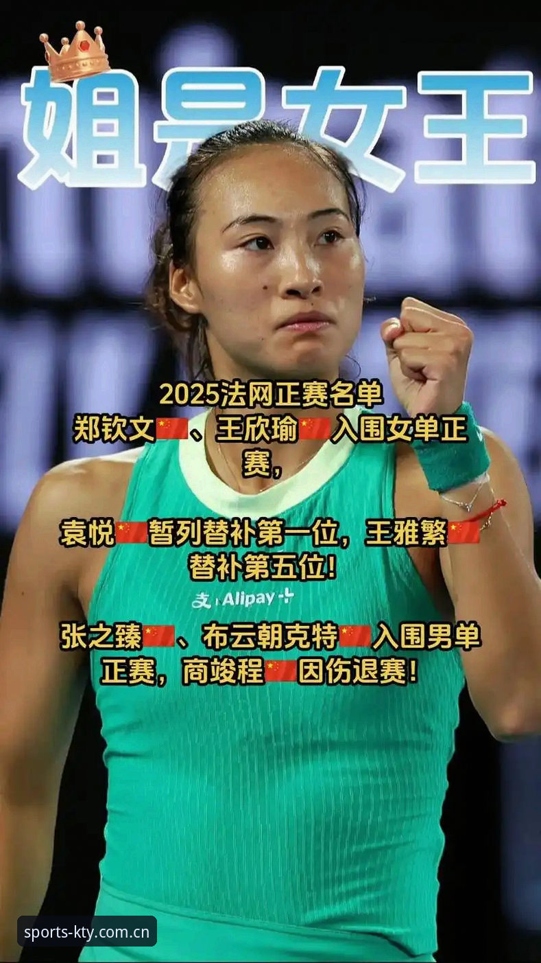2026法网女单签表深度解析：郑钦文保分压力与王欣瑜种子突围之路